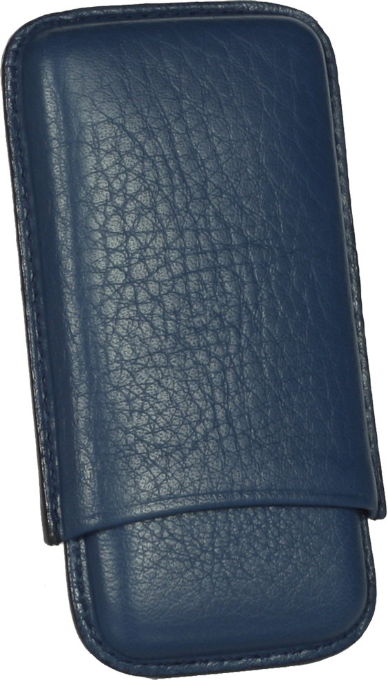 Martin Wess Cigarillo Etui Kollektion (Leder) 4-5er Zigarilloetui - Blau (505)