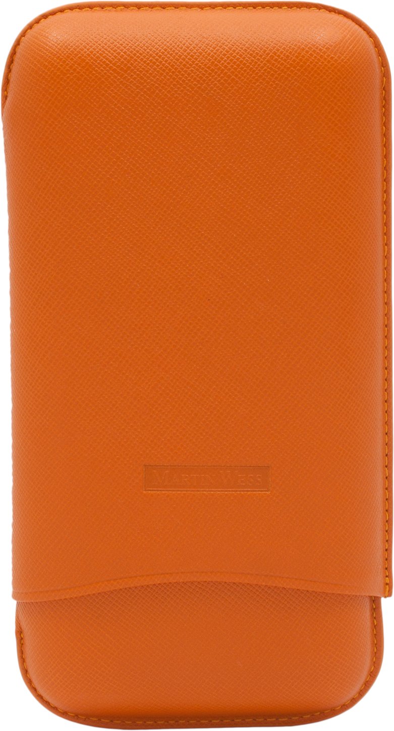 Martin Wess Dante Lederetui 3er Gigante Orange (570)