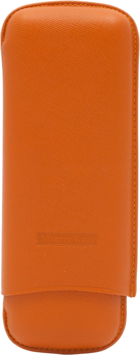 Martin Wess Dante Lederetui 2er Gigante Orange (571)