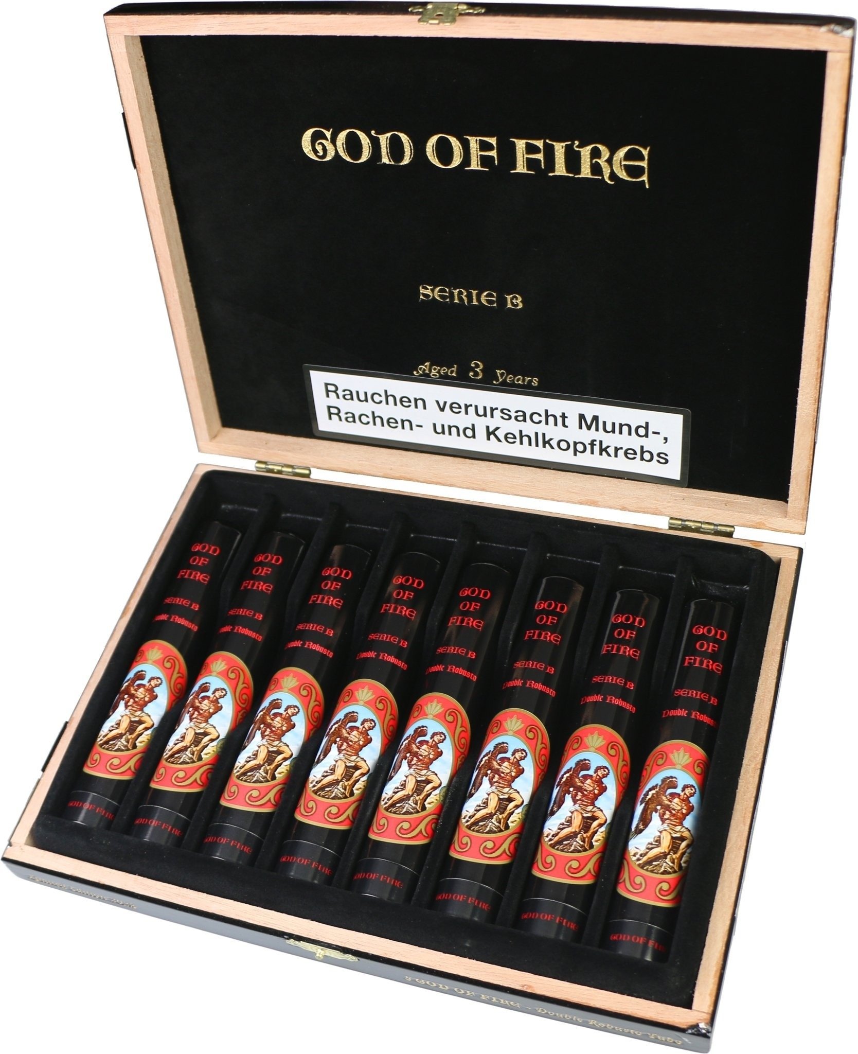 God of Fire Serie B Double Robusto Tubo