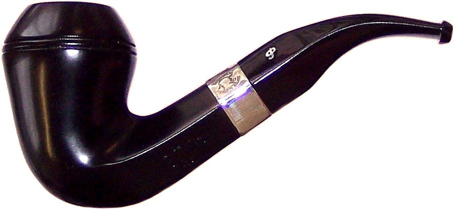 Peterson Sherlock Holmes Ebony HANSOM - Fishtail