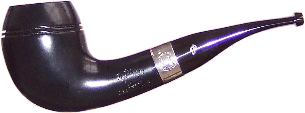 Peterson Sherlock Holmes Ebony DEERSTALKER - Fishtail