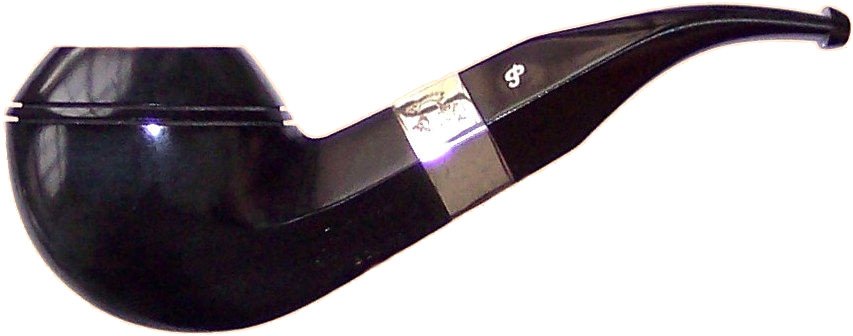 Peterson Sherlock Holmes Ebony SQUIRE - Fishtail