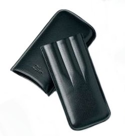 Zino Leder Cigarrenetui schwarz Double Corona 3 (DC3 - 3546)