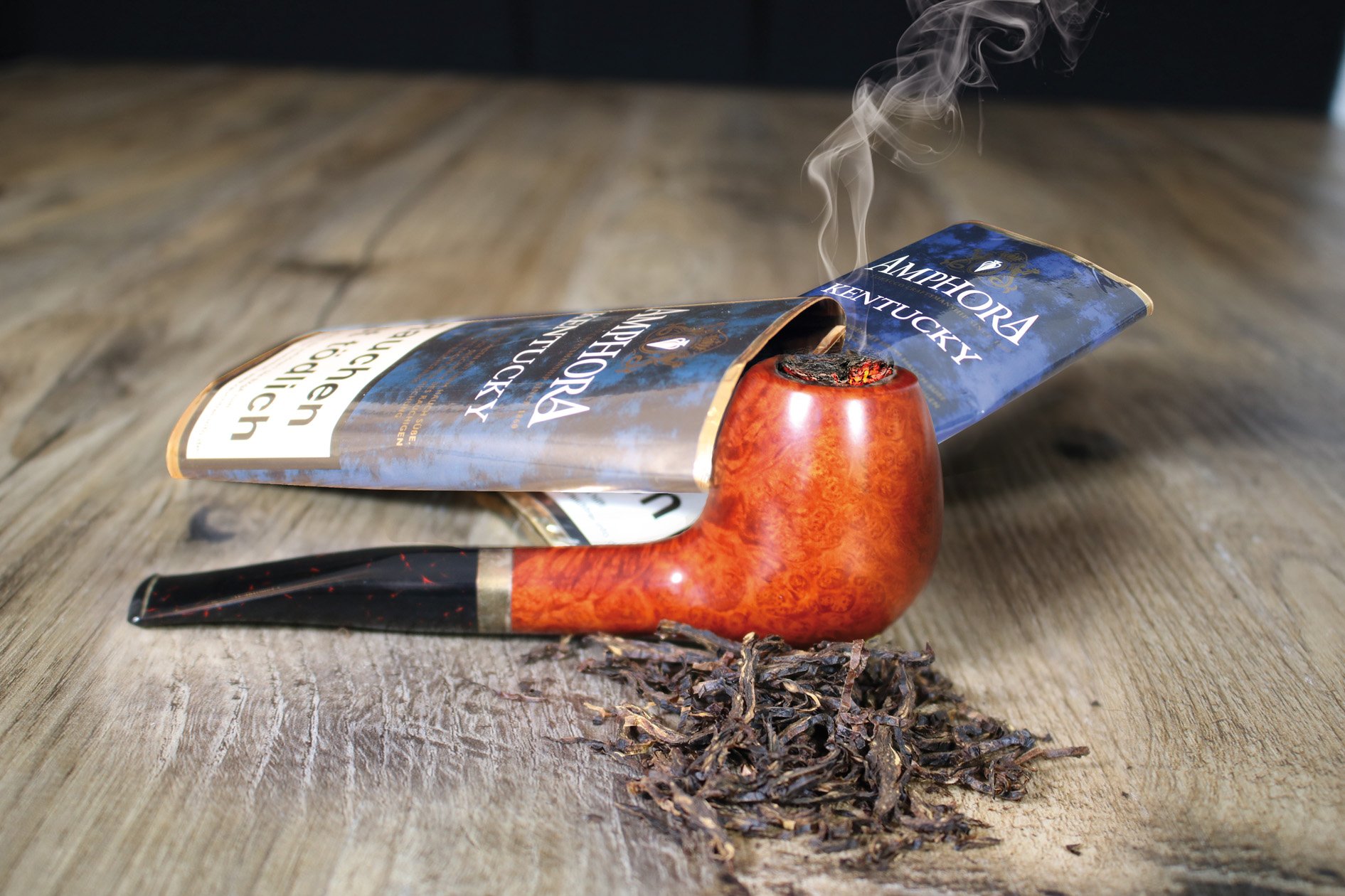 Amphora Pfeifentabak Kentucky 50g Pouch Stimmungsbild