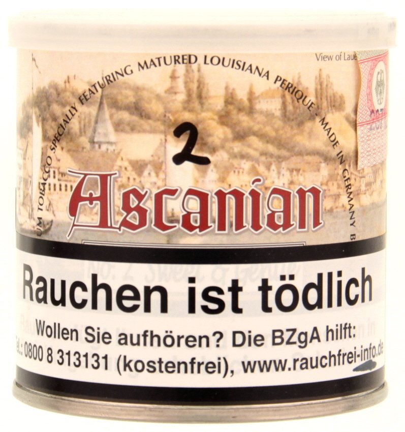 Dan Tobacco Ascanian No. 2 Castle Blend (ehemals Sweet & Gentle) 50g Dose (1820-18)