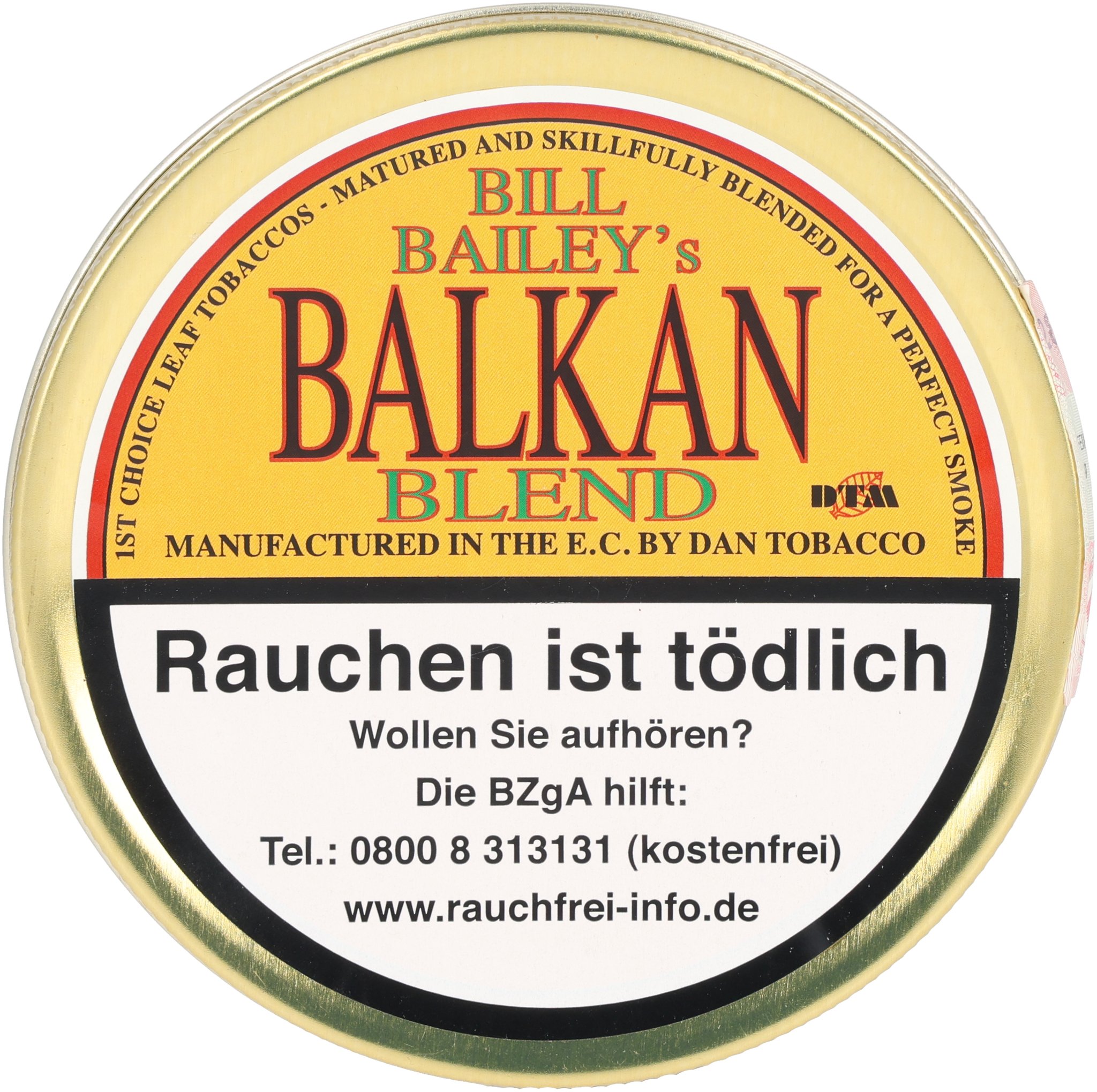 Bill Bailey’s Balkan Blend 50g Dose frontal