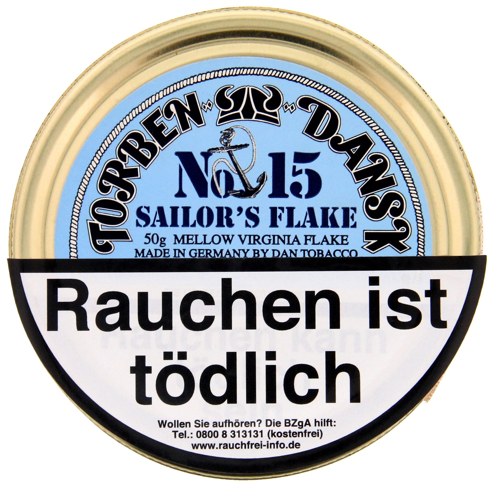 Dan Tobacco Torben Dansk No. 15 Sailor's Flake 50g