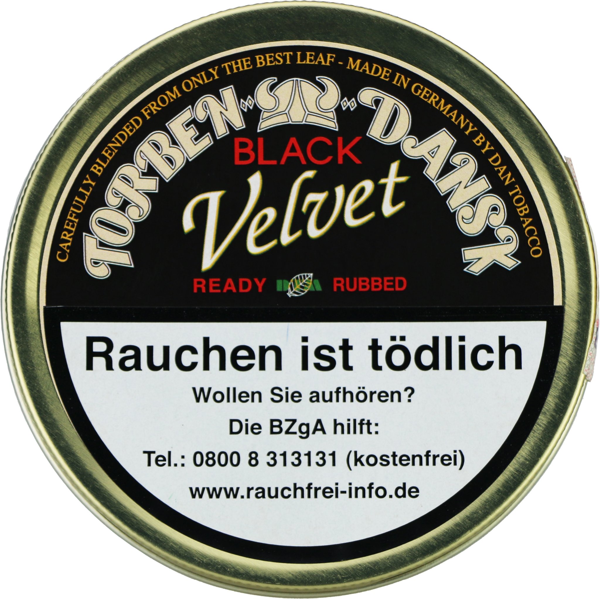 Dan Tobacco DTM Pfeifentabak Torben Dansk Black Velvet 50g Dose