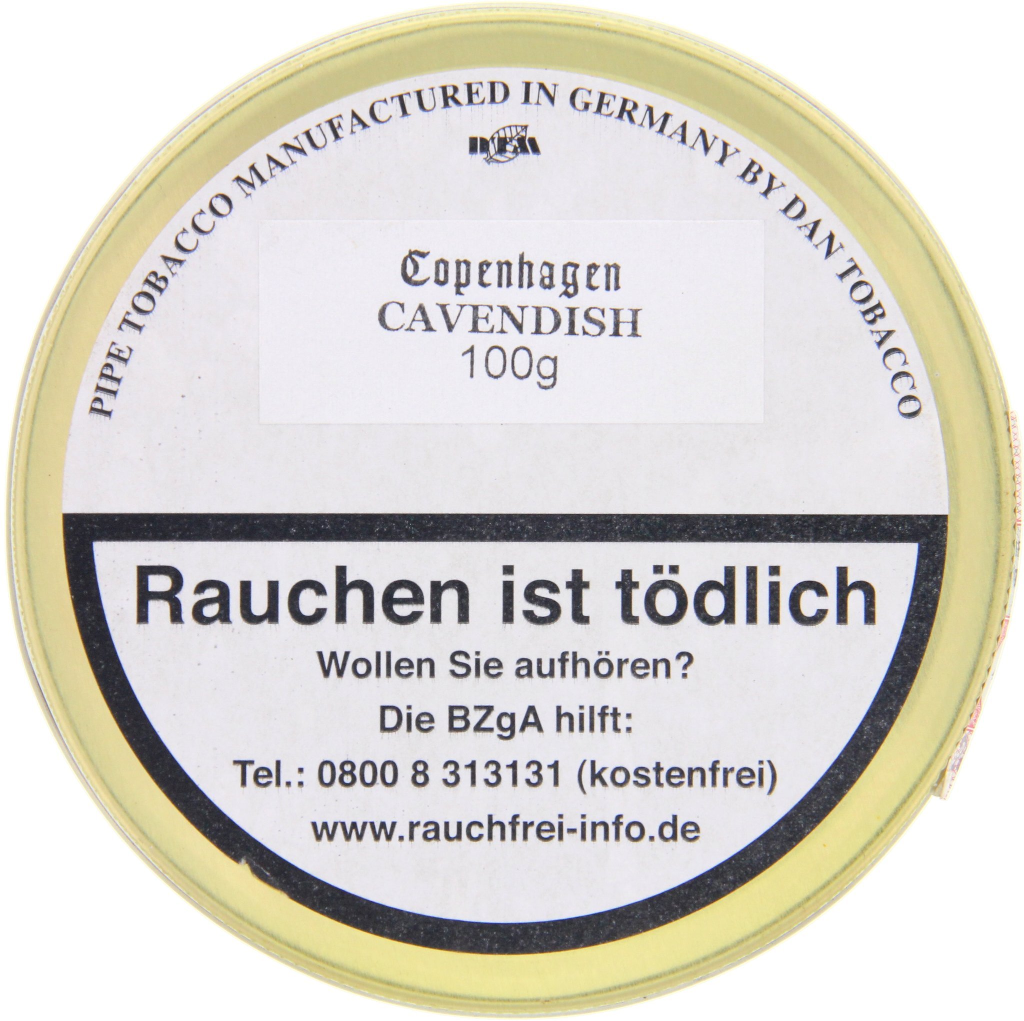 Dan Tobacco Copenhagen Cavendish 100g Dose