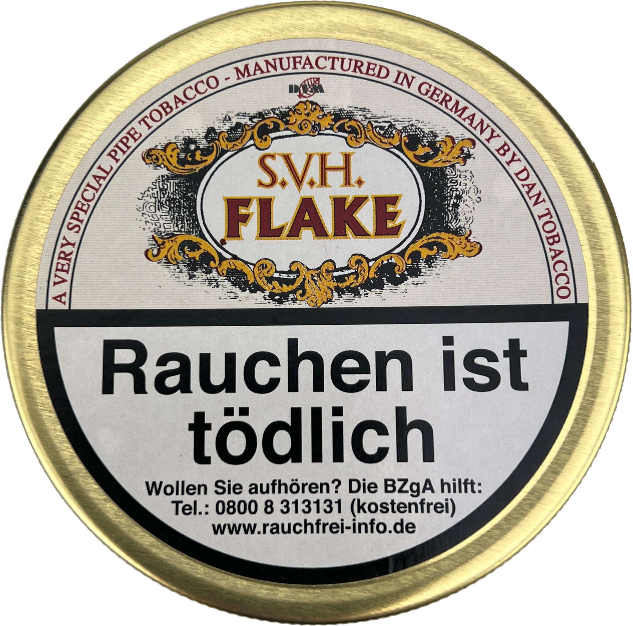 Dan Tobacco Dan Tobacco DTM Pfeifentabak S.V.H. Flake (ehemals Sweet Vanilla Honeydew) 50g Dose