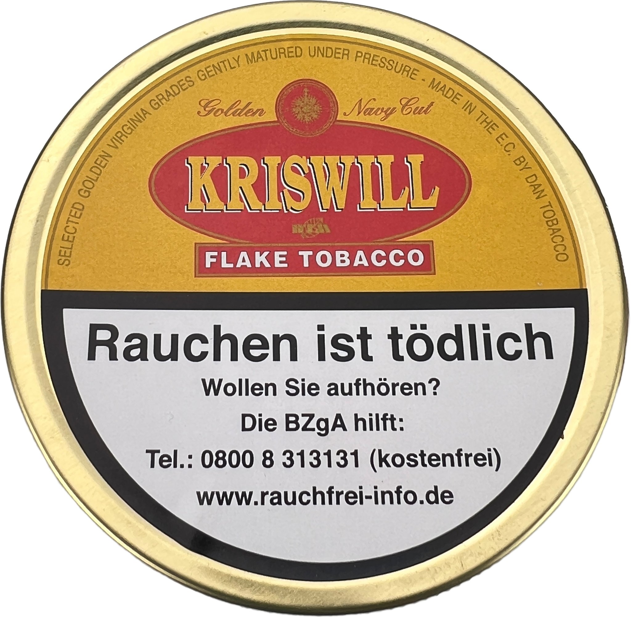 Dan Tobacco DTM Pfeifentabak Kriswill Golden Navy Cut 50g Dose