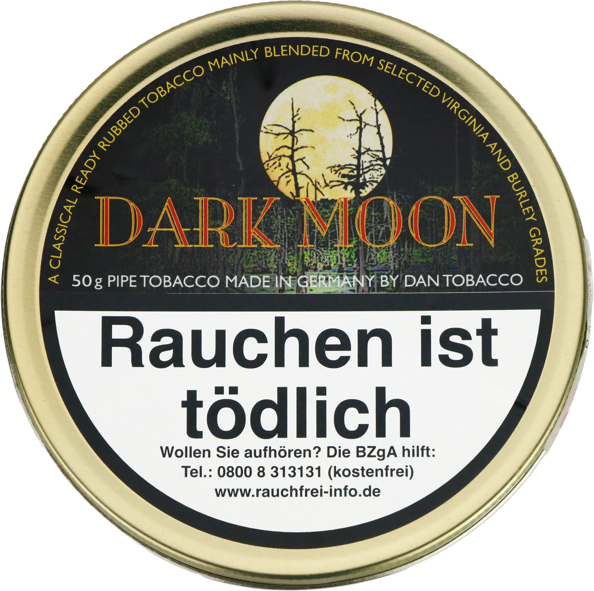 Dan Tobacco DTM Pfeifentabak Dark Moon 50g Dose_01