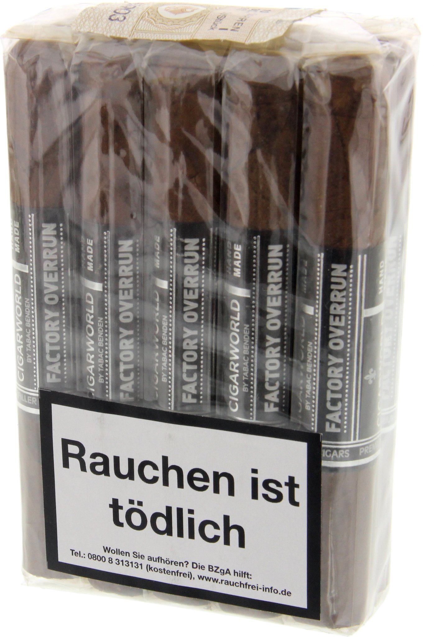 Personales Ligero Corojo Corona (Restposten mit Factory Overrung Ring) Bundle