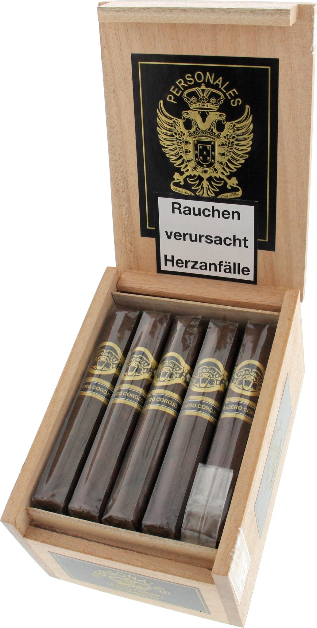 Personales Ligero Corojo Robusto Kiste offen