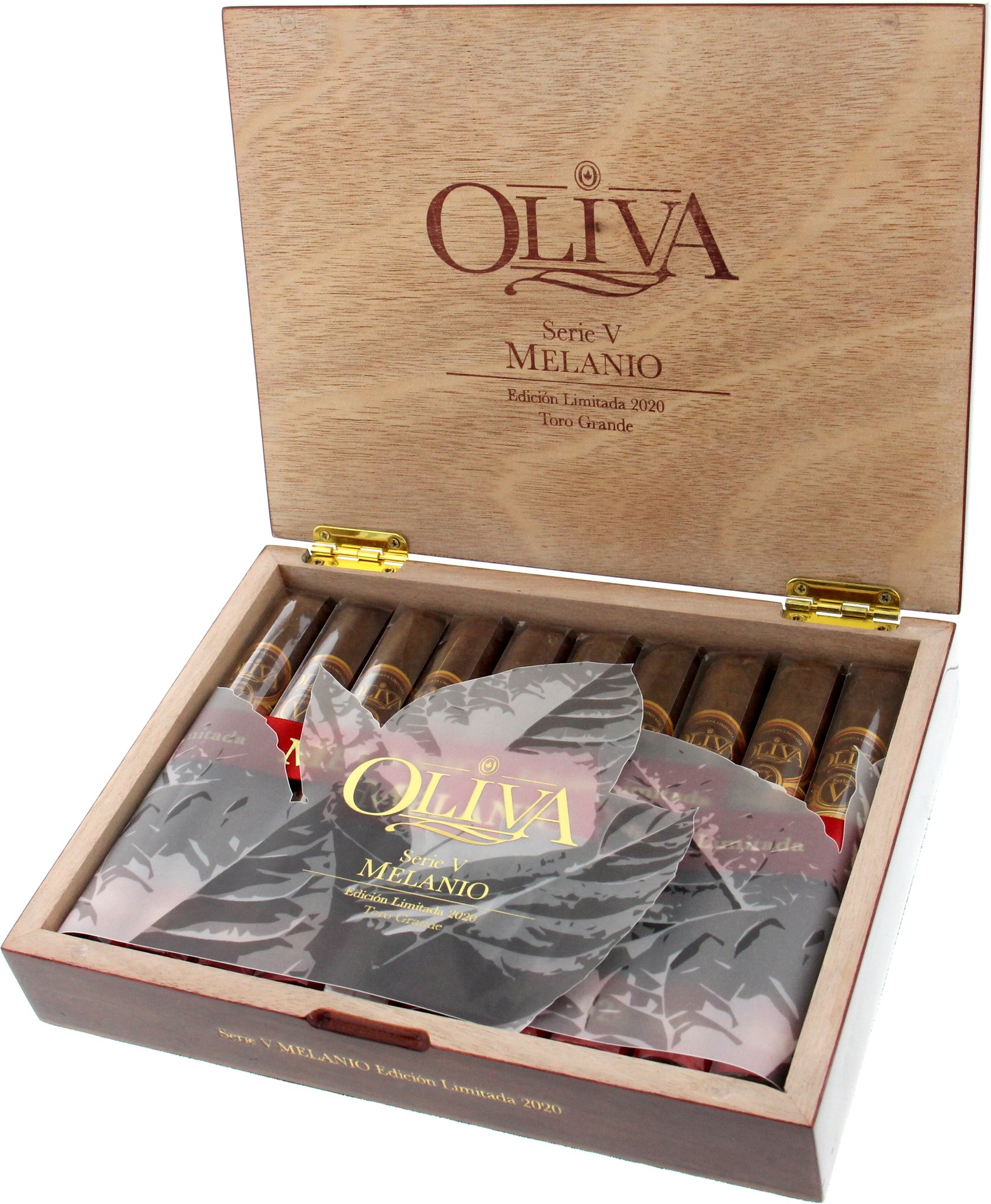 Oliva Serie V Melanio Toro Grande LIMITADA 2020 Kiste offen Detailbild