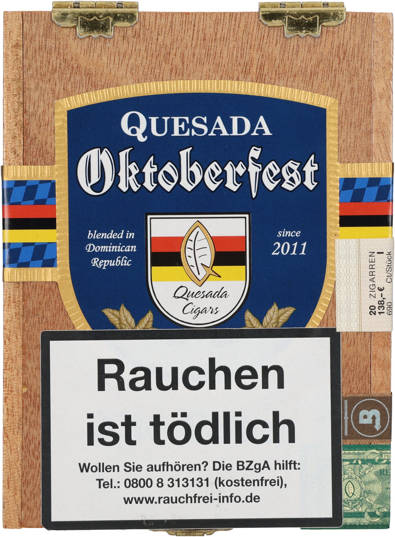 Quesada Oktoberfest Bavarian Kiste frontal
