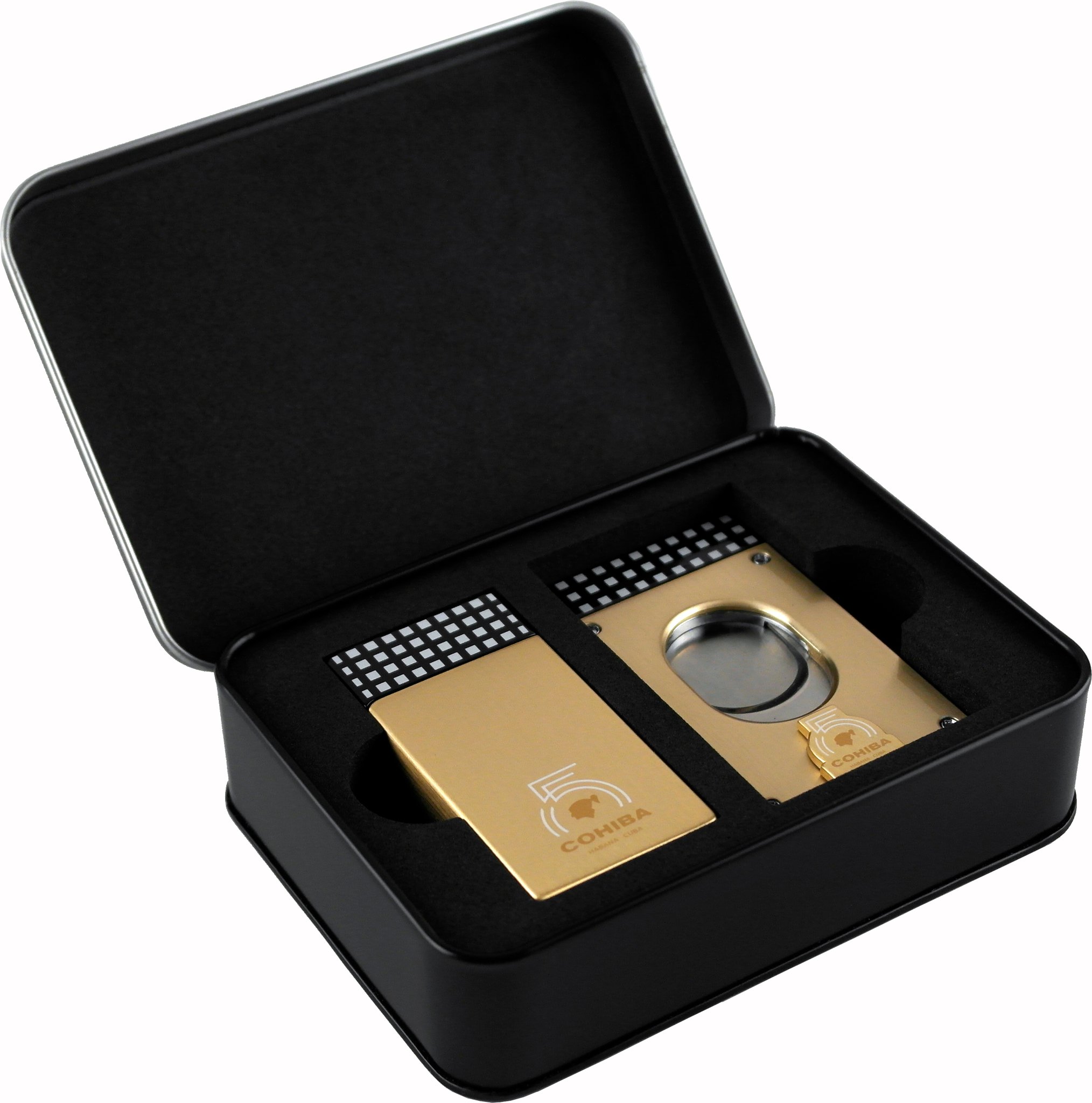 Cohiba Geschenkset Abschneider und Feuerzeug 55 Jahre (6397590)