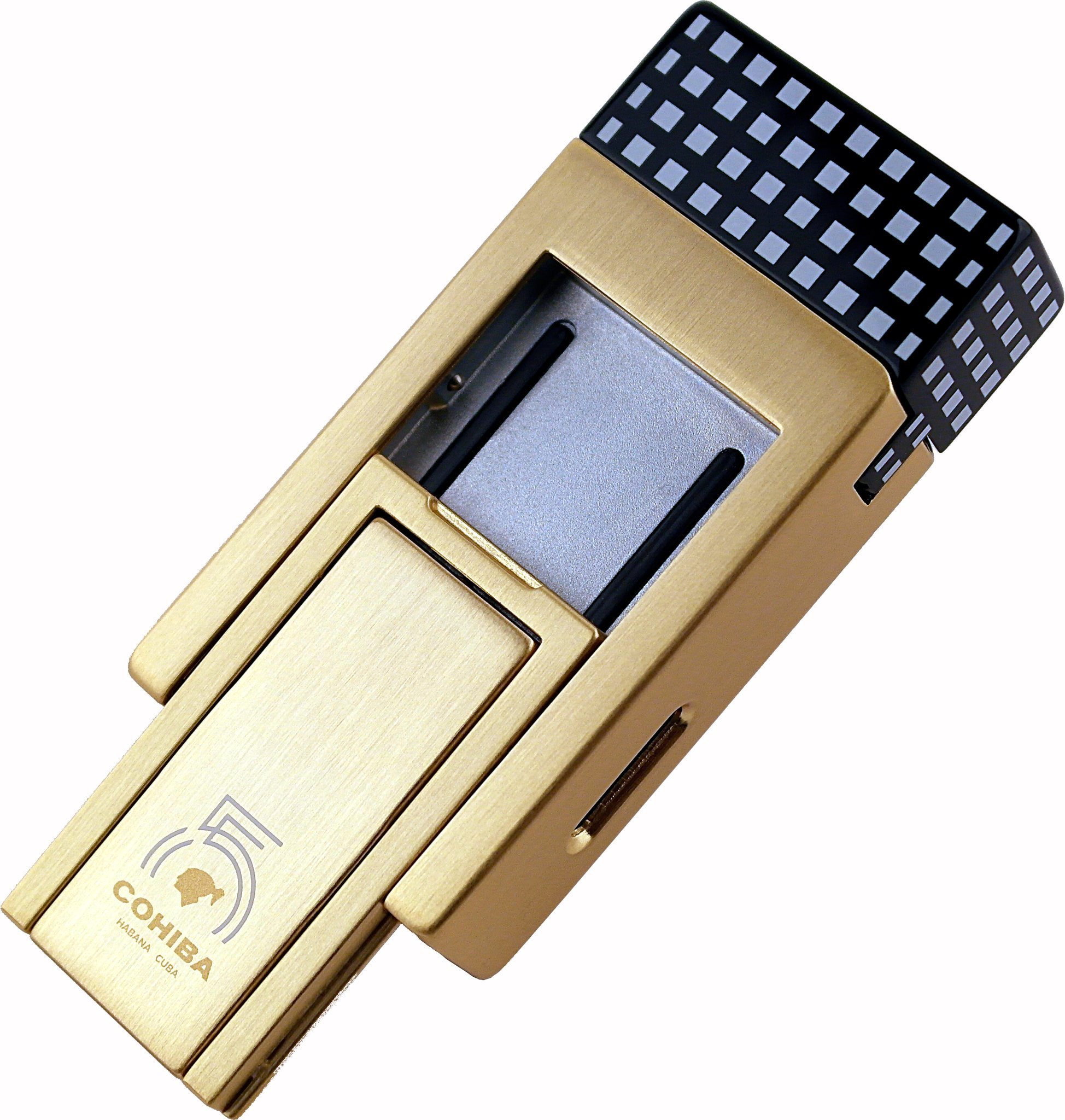 Cohiba Geschenkset Abschneider und Feuerzeug 55 Jahre (6397590) Abschneider offen
