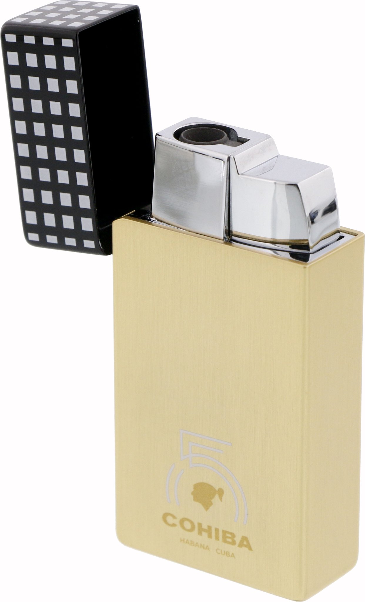 Cohiba Geschenkset Abschneider und Feuerzeug 55 Jahre (6397590) Feuerzeug offen