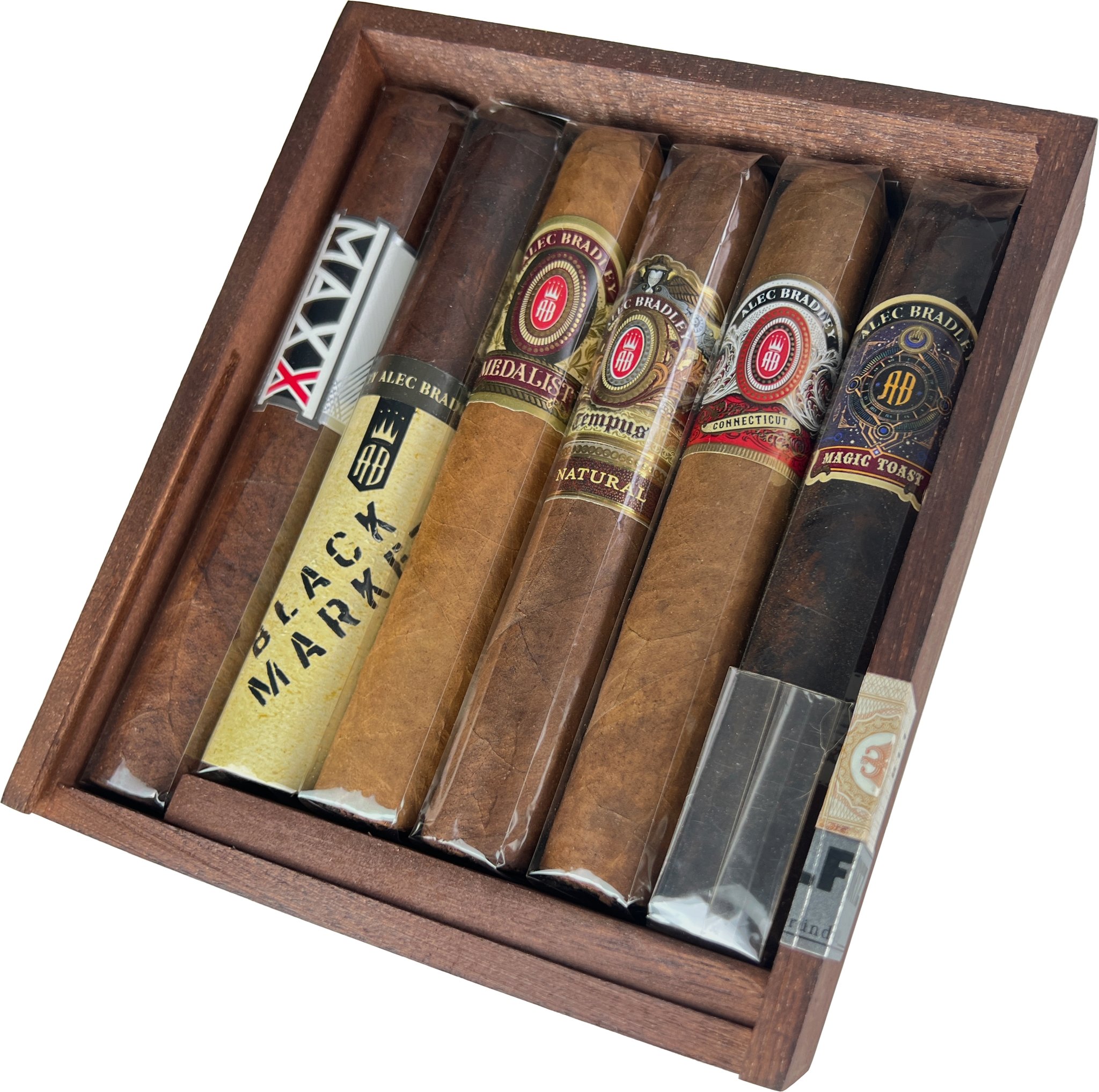 Alec Bradley Sampler Gordo Assortment 2022 (6er Box) offen