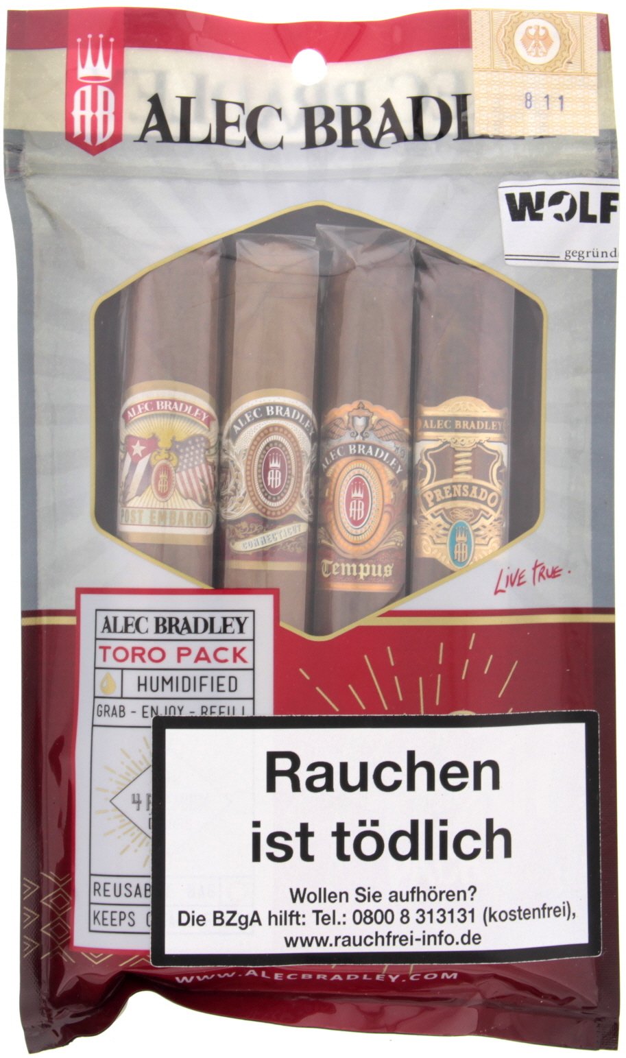 Alec Bradley Sampler Toro Fresh Pack