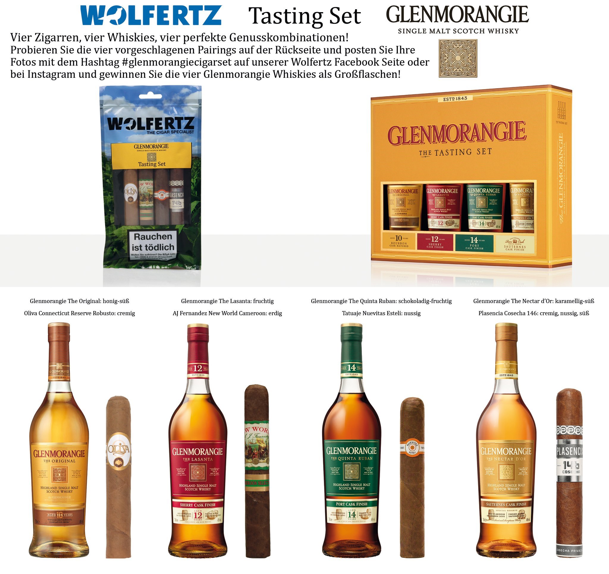 Wolfertz Zigarren - Glenmorangie Tasting