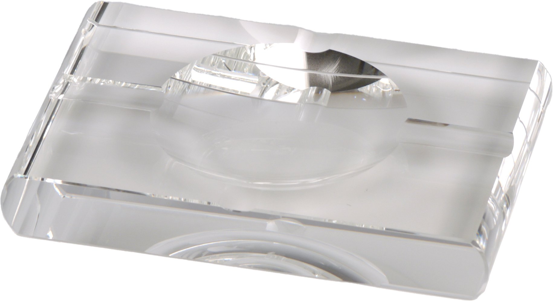 Passatore Ascher Kristall Rechteckig - Für 4 Zigarren (523525)