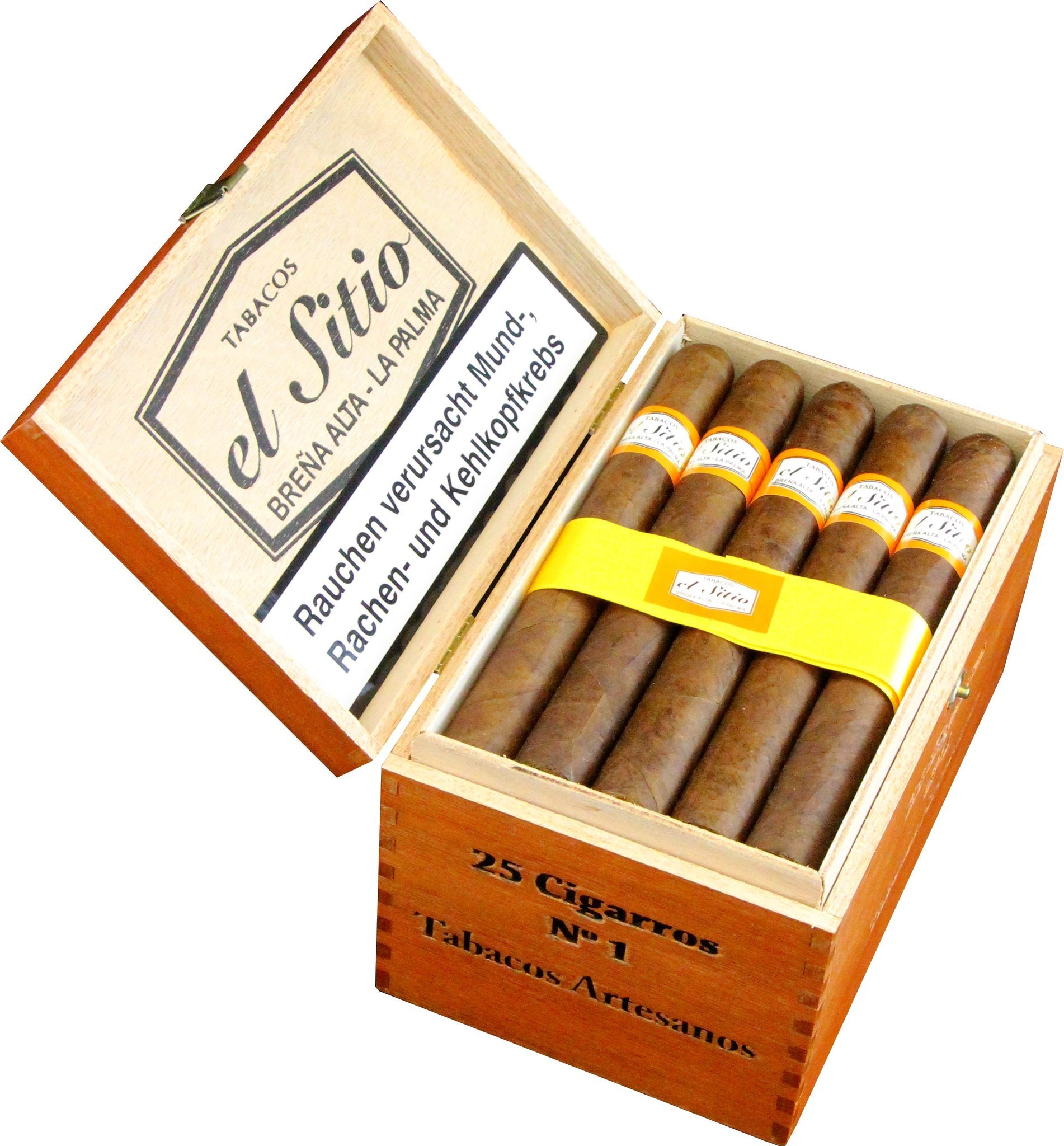 El Sitio No. 1 Kiste offen