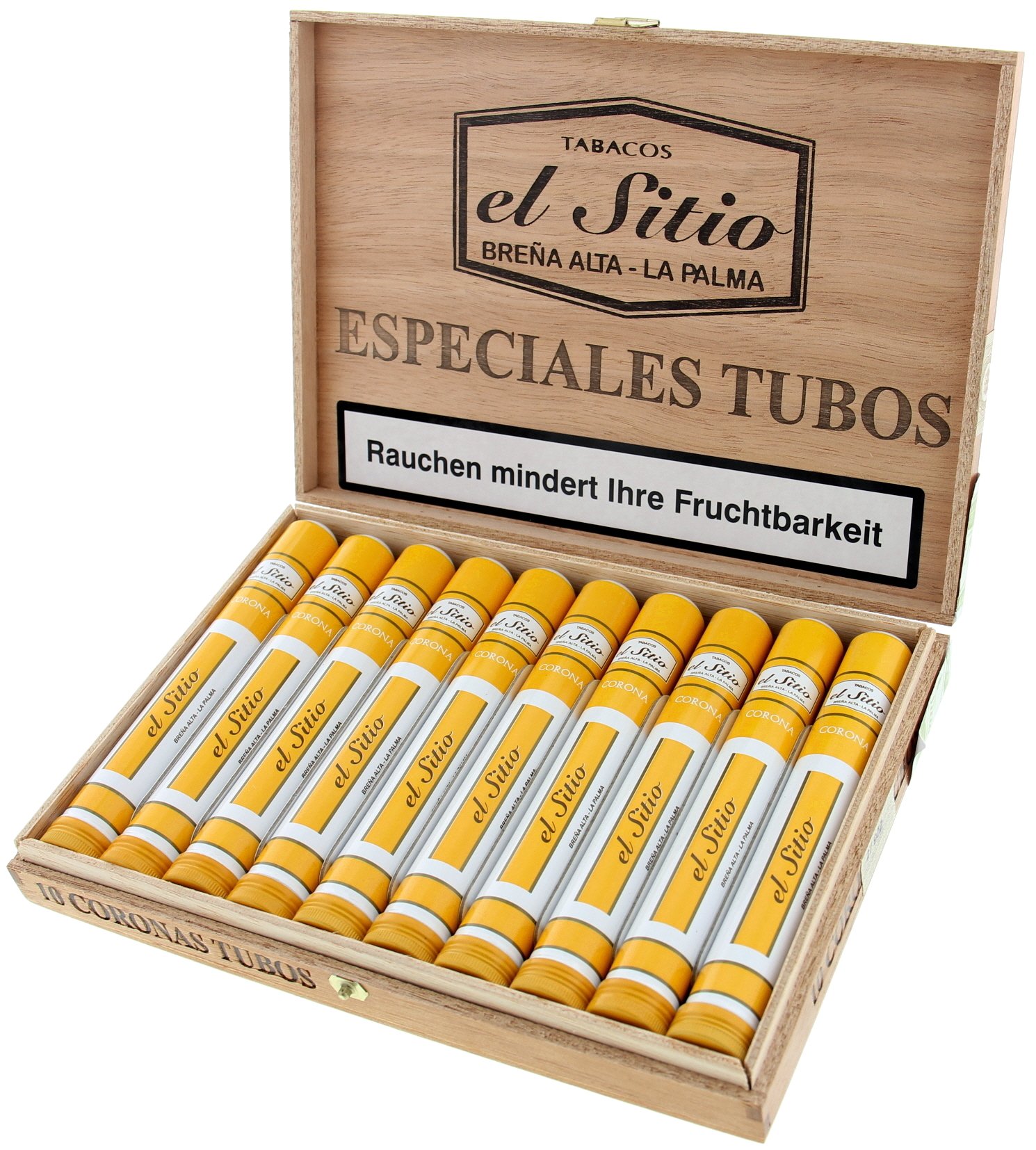 El Sitio Corona Tubos Kiste offen