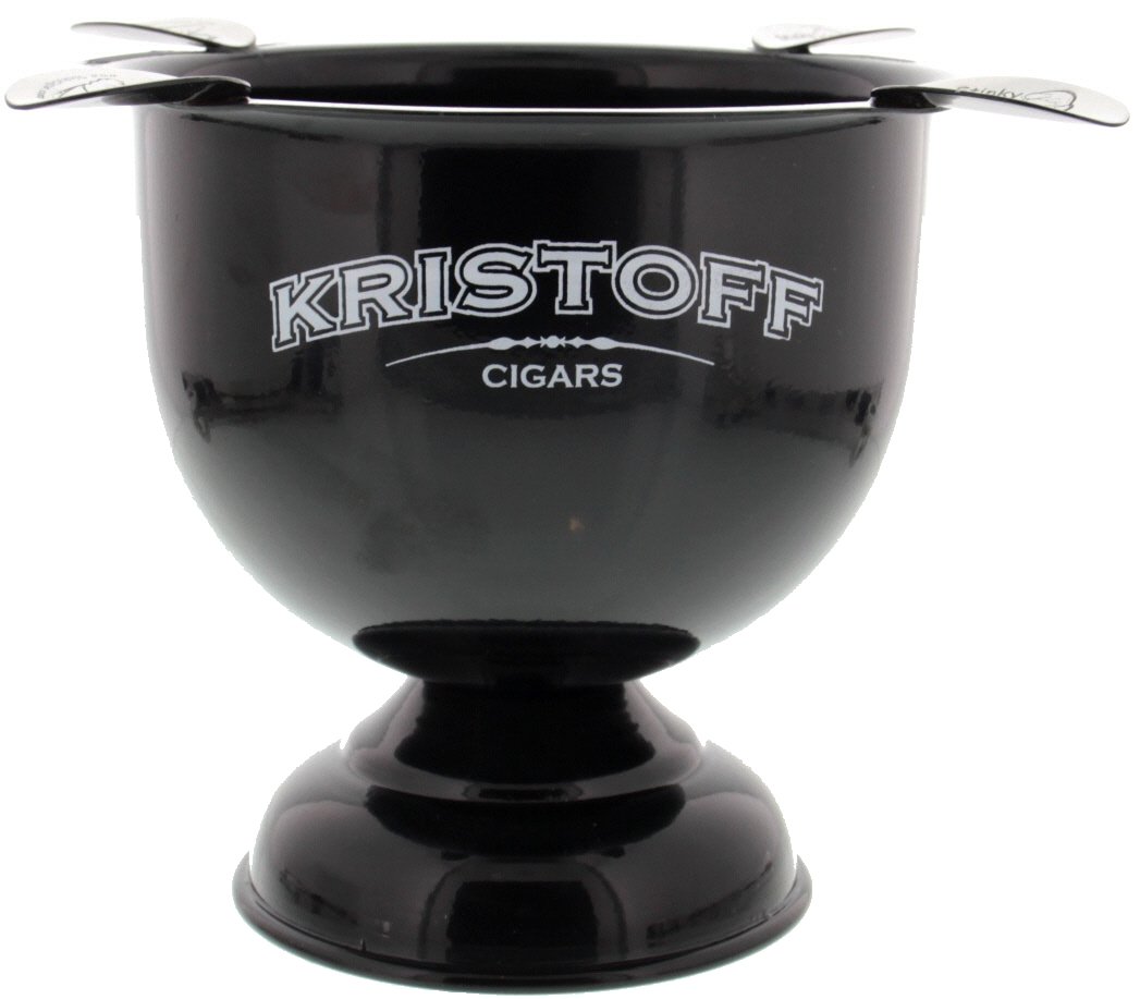 Stinky Ashtray Color Kristoff Cigars Schwarz