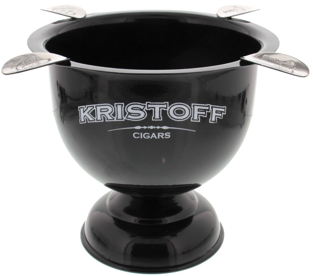 Stinky Ashtray Color Kristoff Cigars Schwarz Detailbild