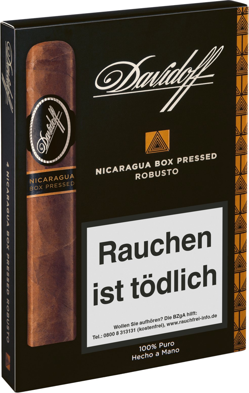 Davidoff Nicaragua Robusto BOXPRESSED 4er stehend