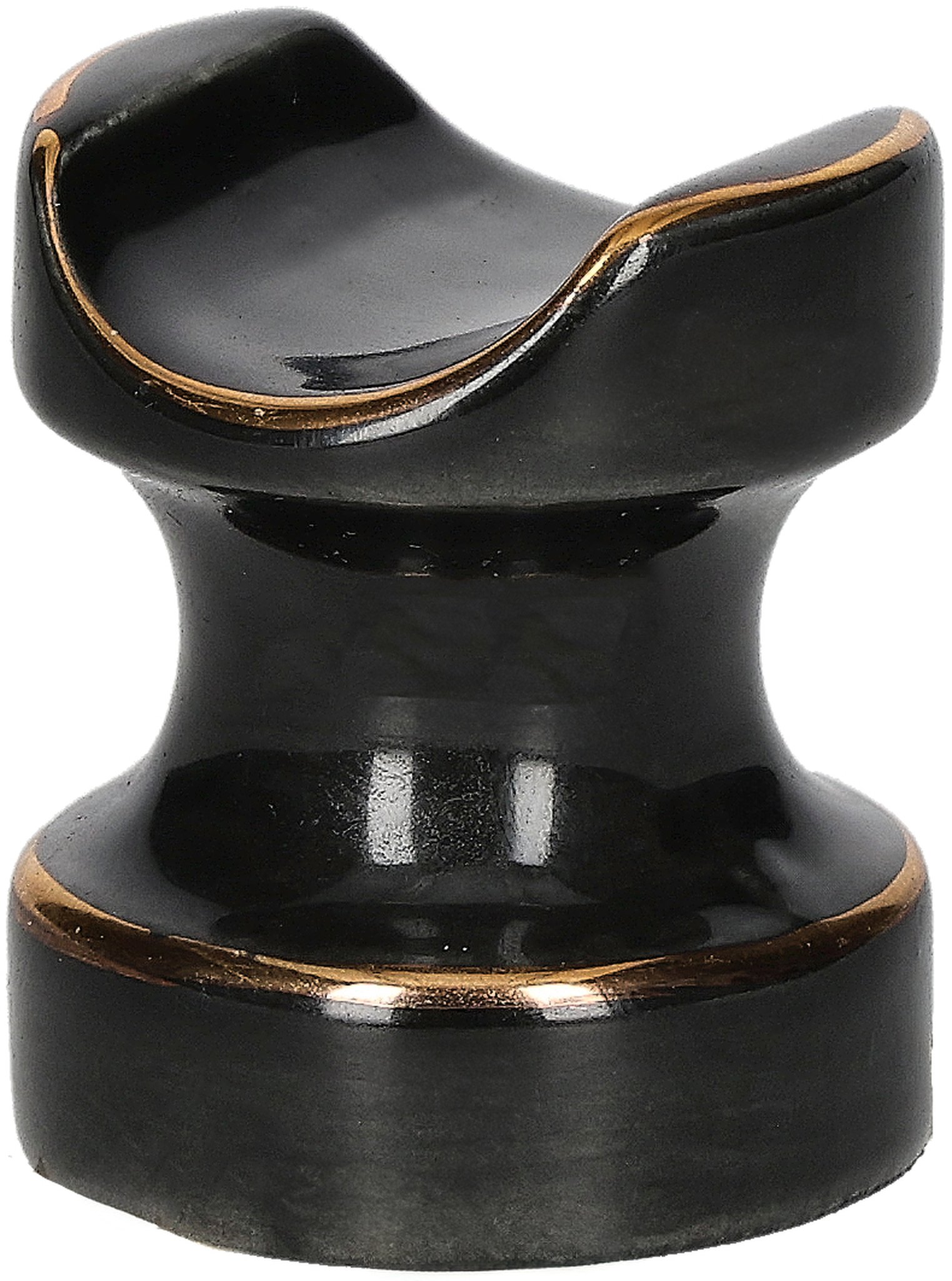 Classic Zigarrenbank Keramik schwarz/goldfarben (501102)_01