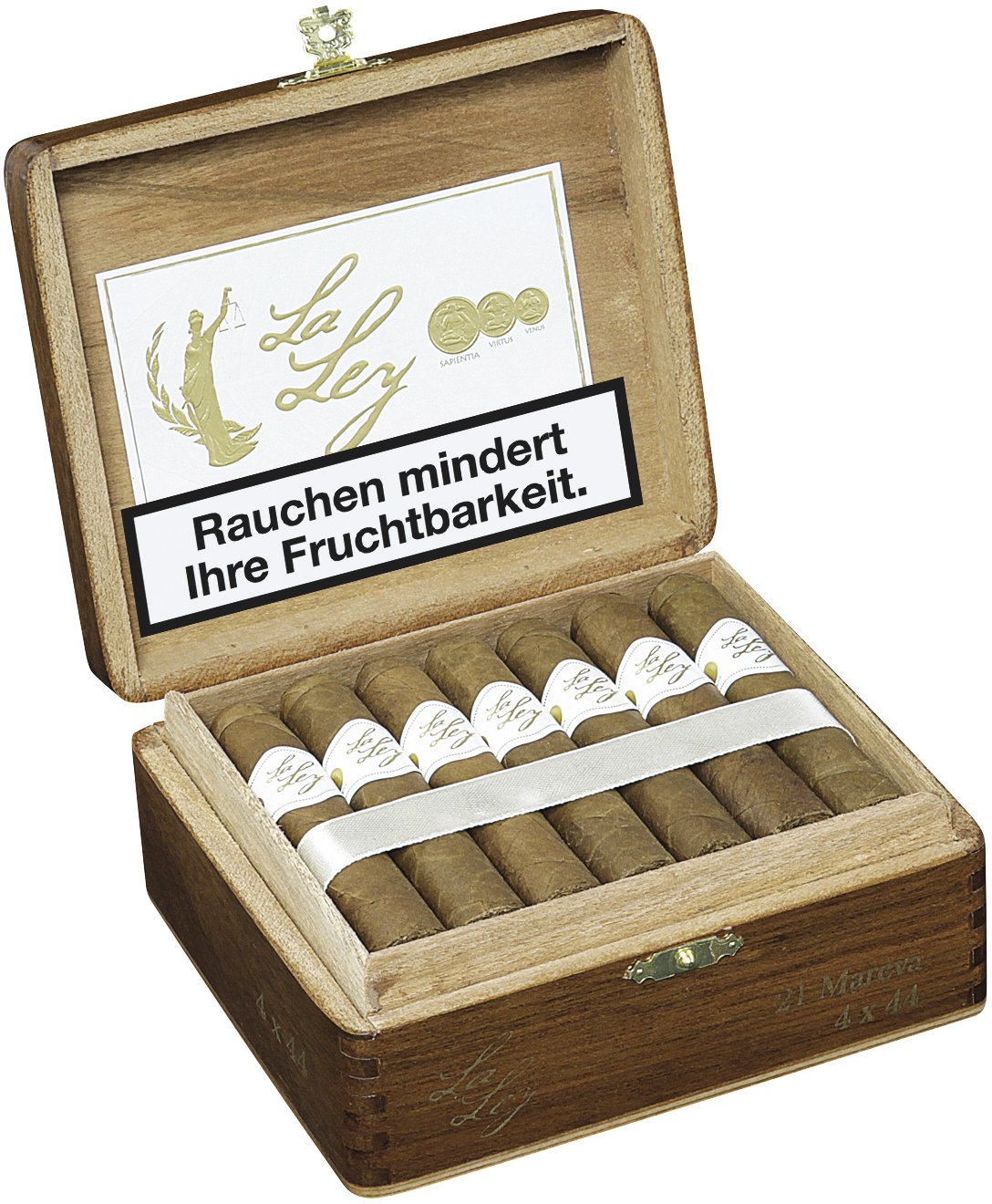 Nicarao La Ley Mareva (Petit Corona) 21er Kiste offen