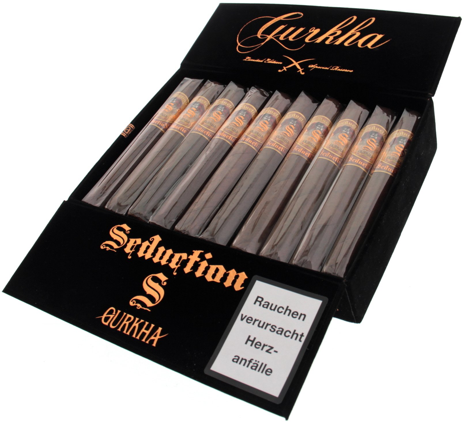 Gurkha Seduction Rothschild (Toro) Kiste offen