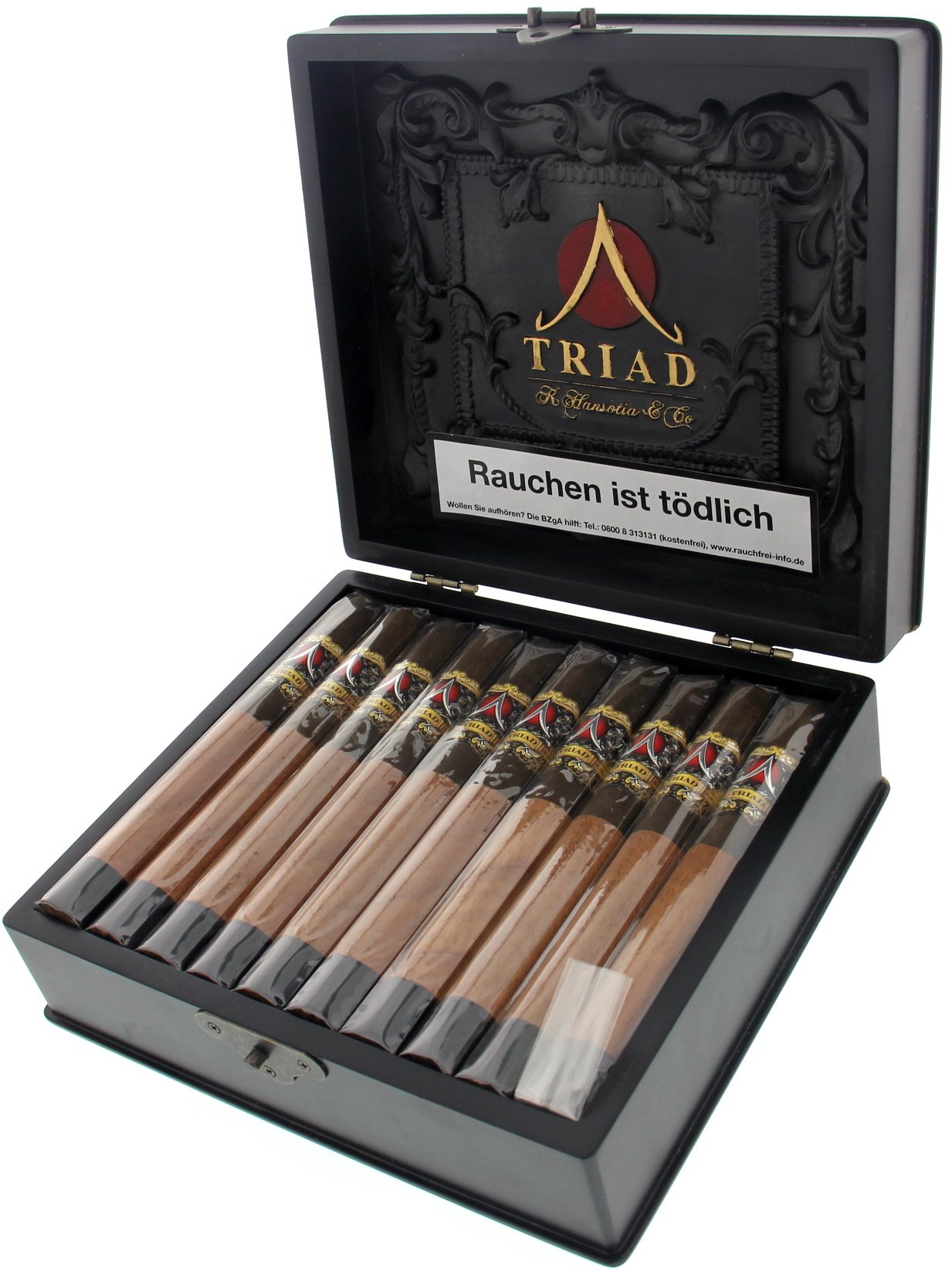 Gurkha Special Edition Triad Maduro Kiste offen