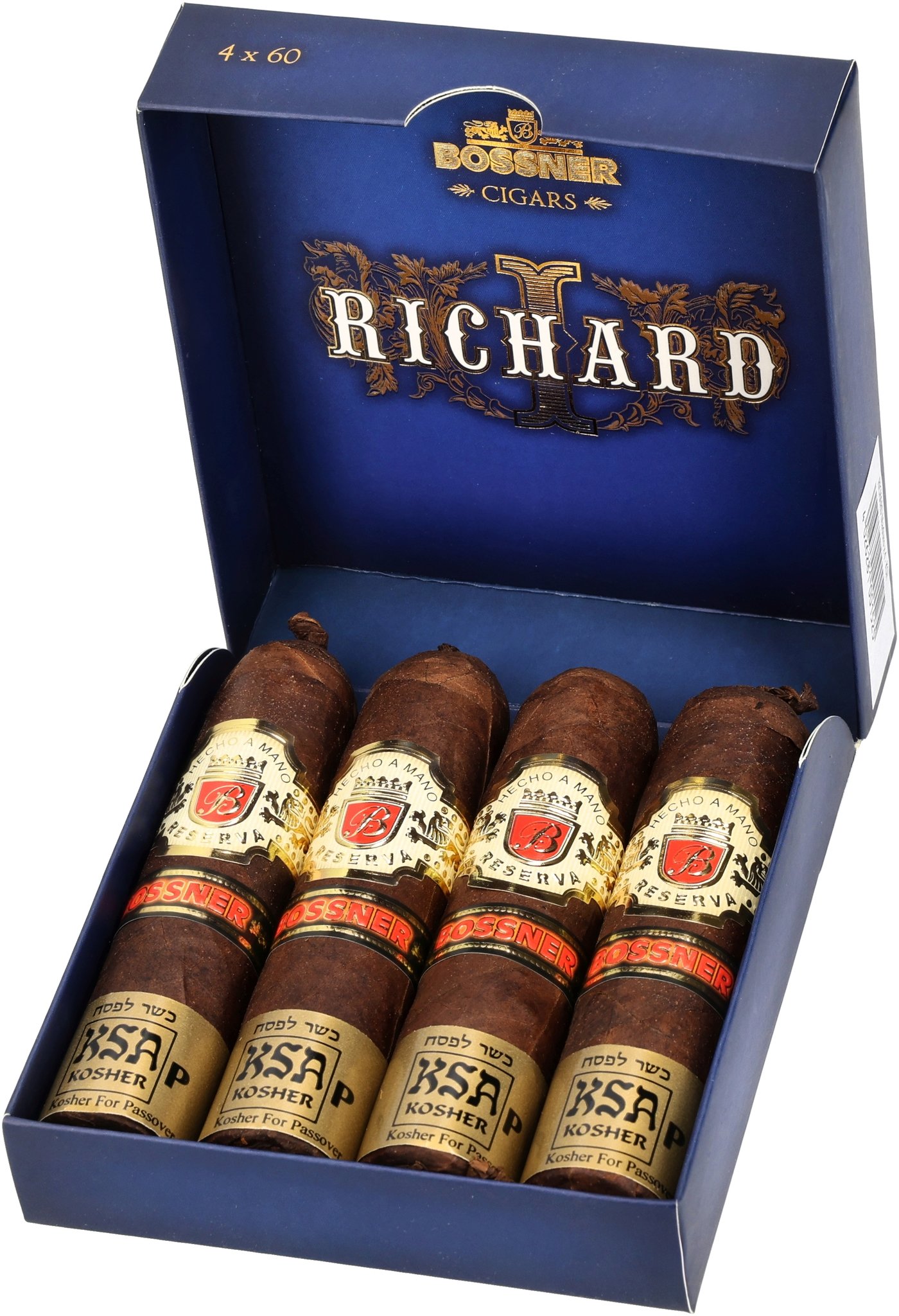 Bossner Koscher Richard I (Maduro) Packung Offen