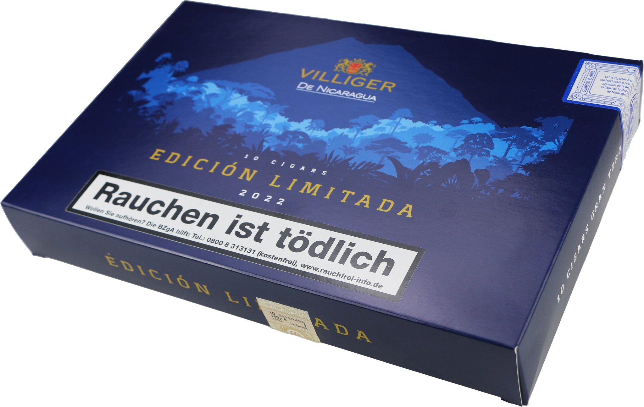 Edicion Limitada 2022 Nicaragua Gran Toro Verpackung