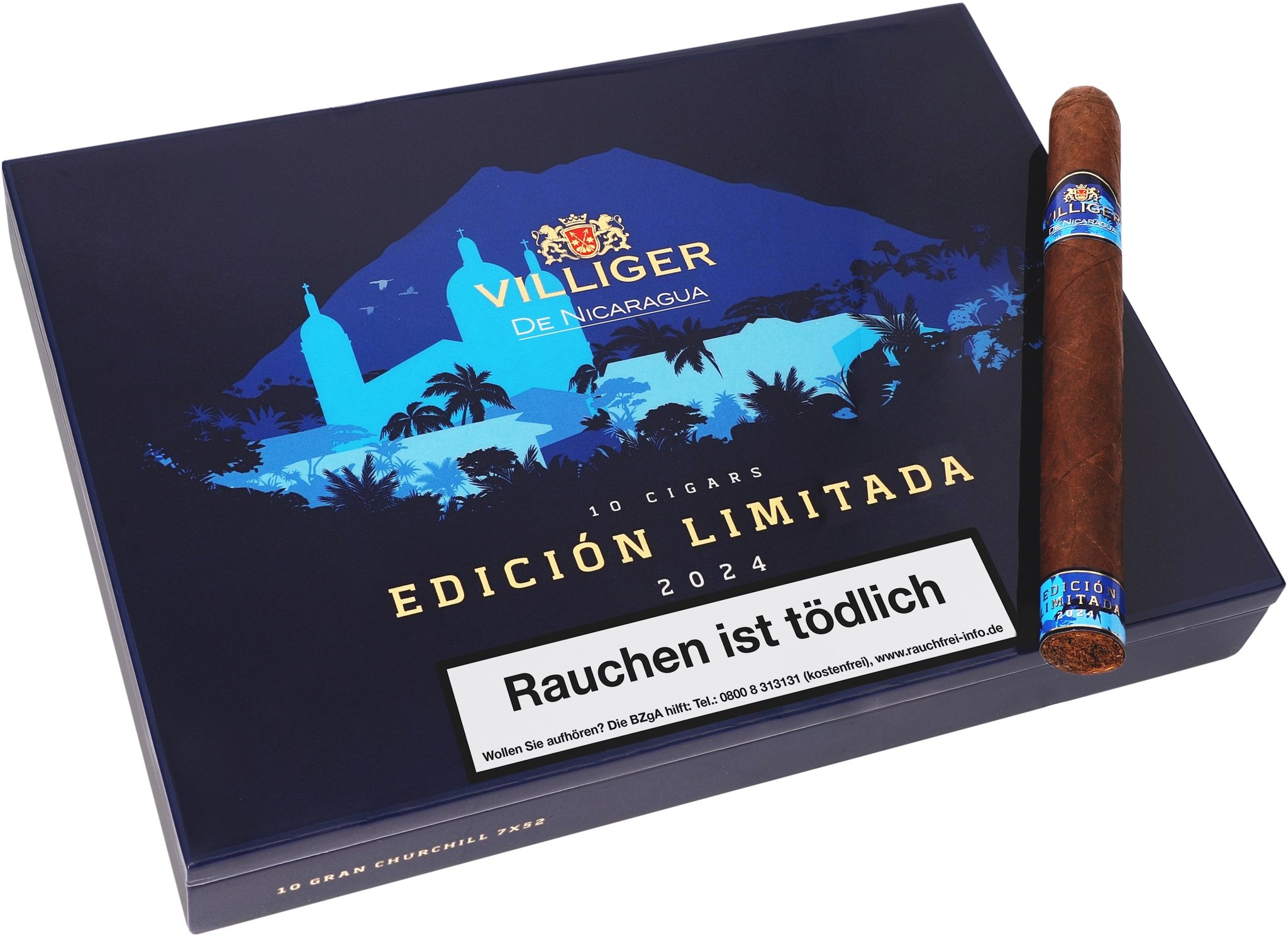 2024 Gran Churchill Kiste mit Zigarre