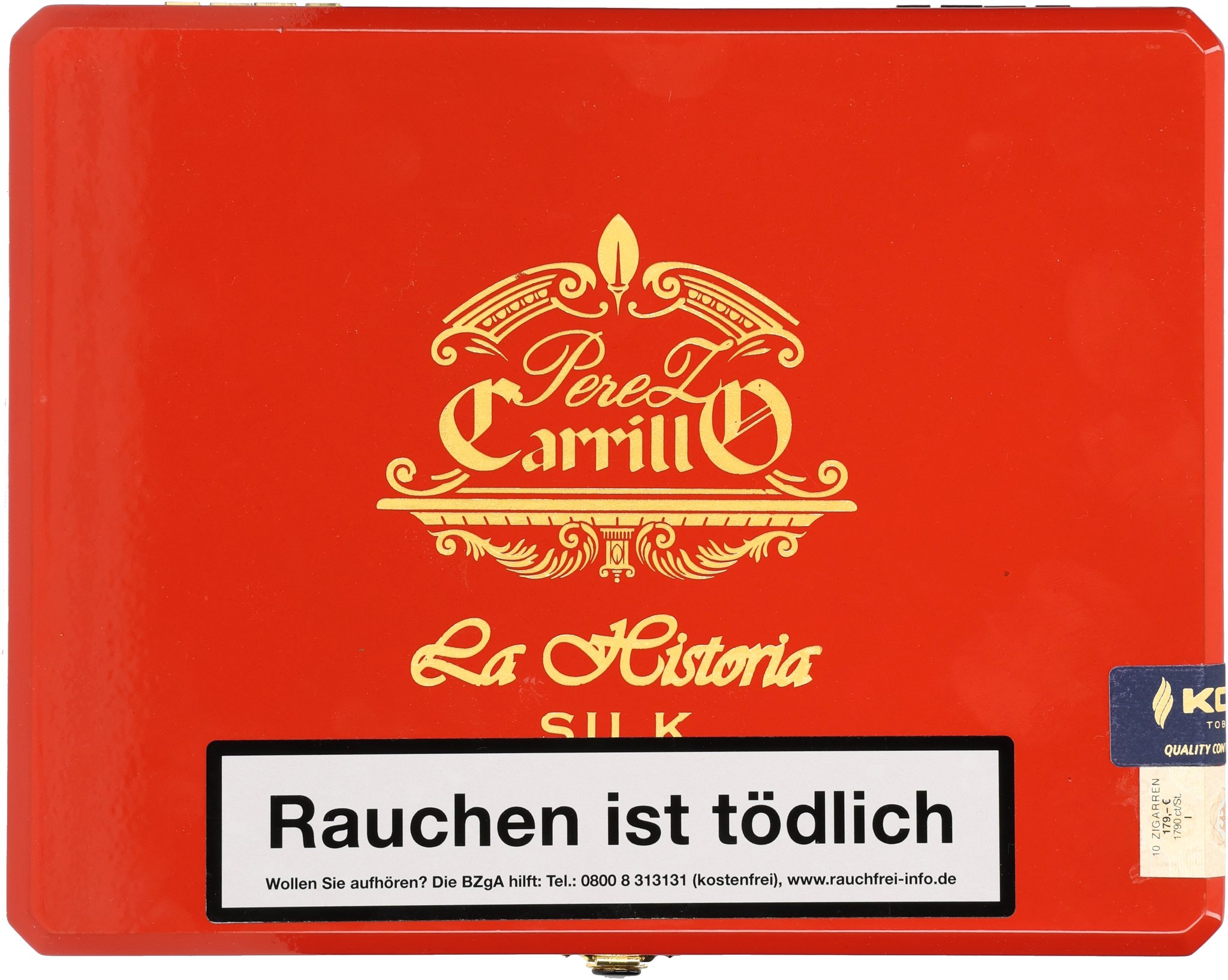 La Historia Silk box front