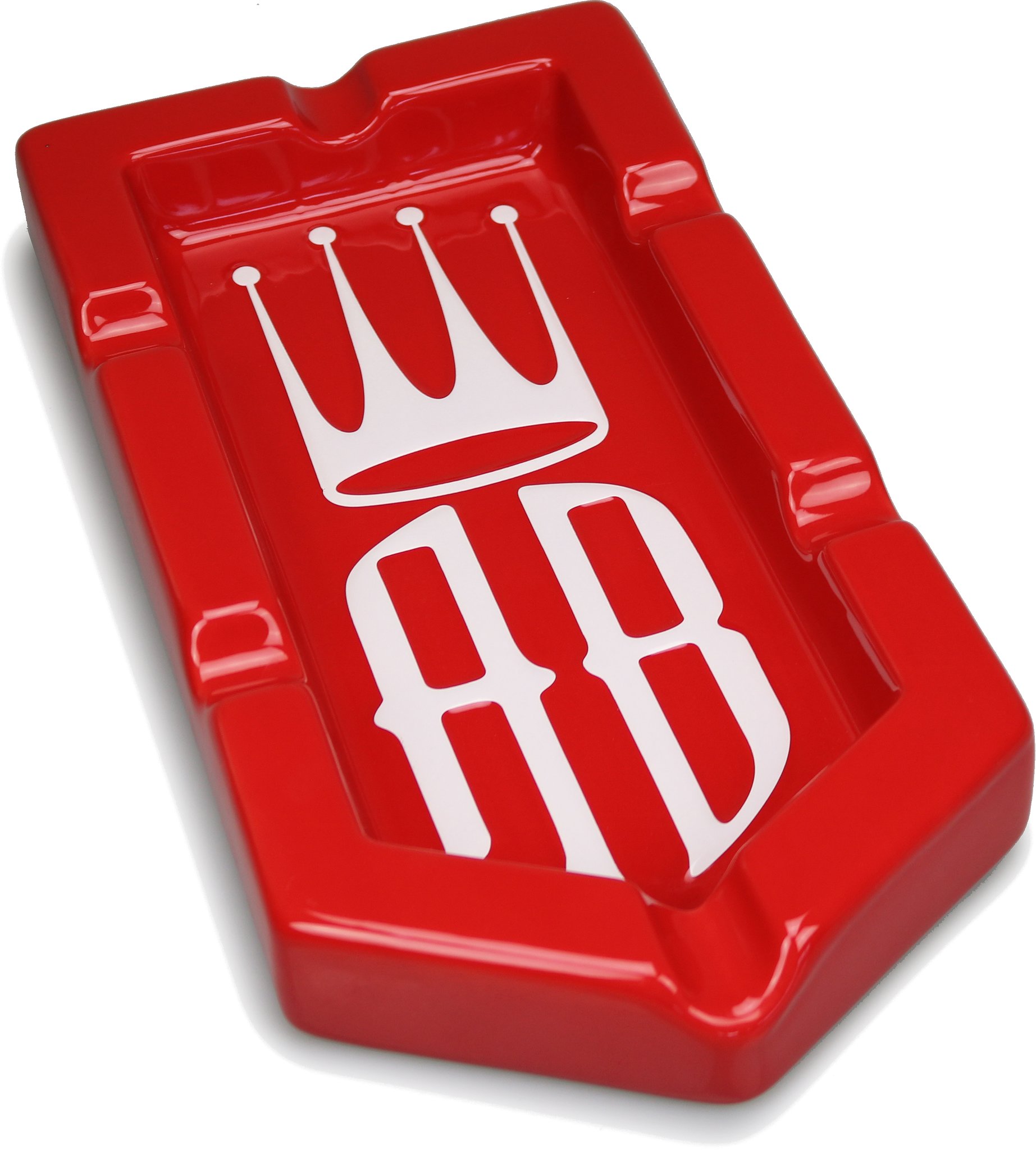 Alec Bradley Aschenbecher Badge rot (01702RD)