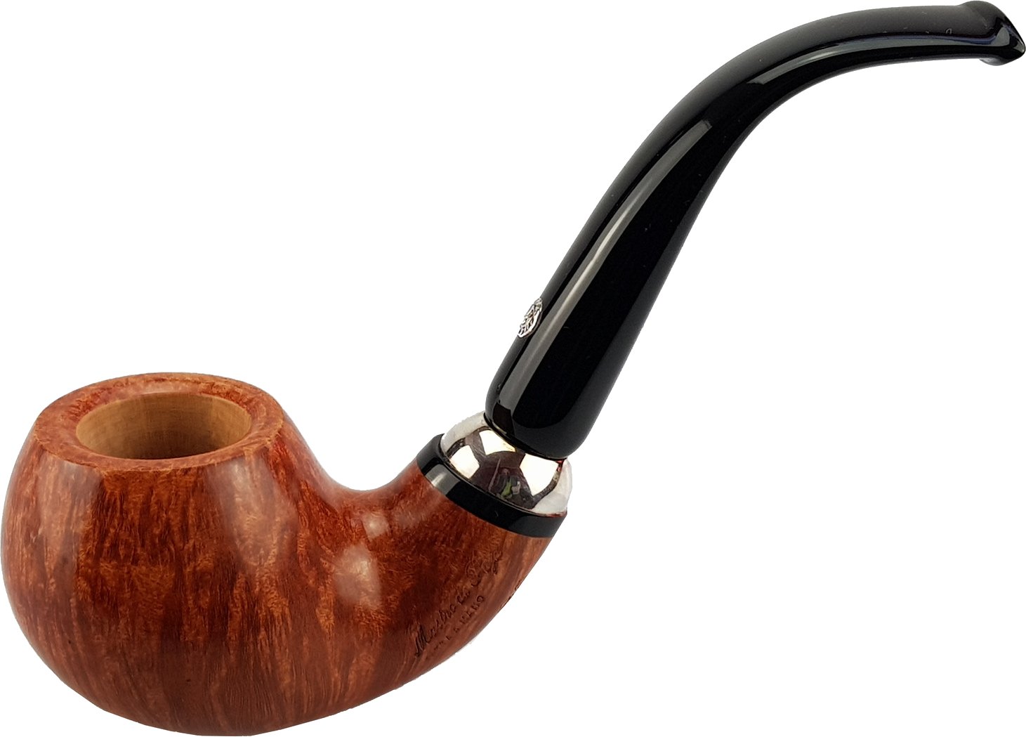 Mastro de Paja Handmades (MDP#7) braun und orange Bent Apple (interne Nr. 10280)