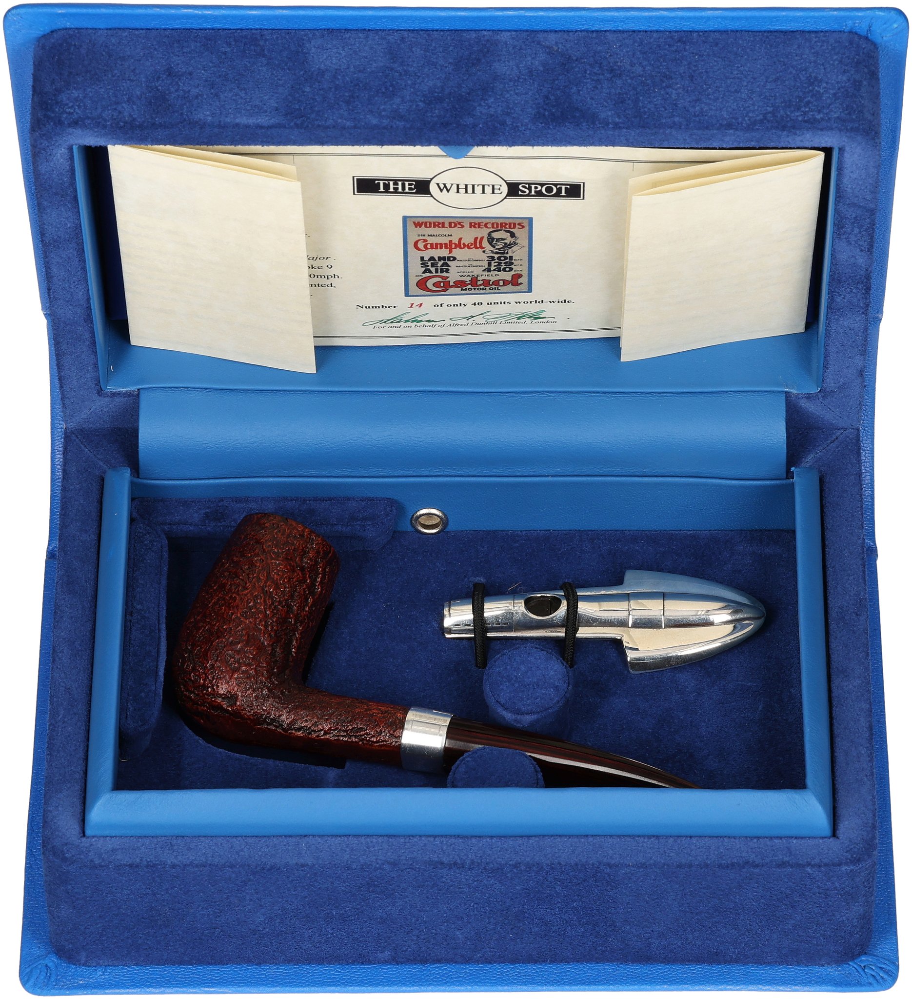 Dunhill Pipes Limited Edition No. 4412 Sir Malcom Campbell Pipe 2024 Cumberland (14/40) (Nr.721)_09