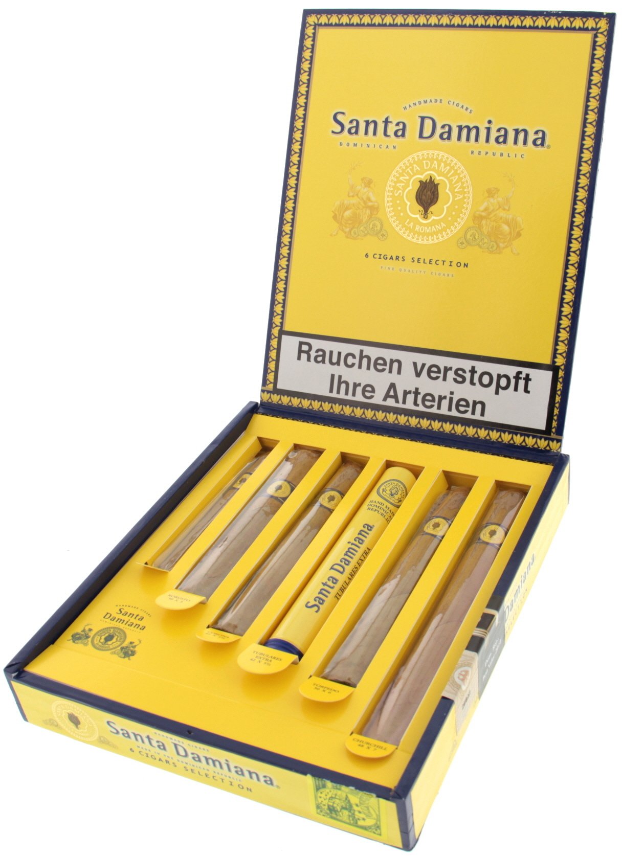 Santa Damiana Sampler Sampler (6 Cigarren) offen