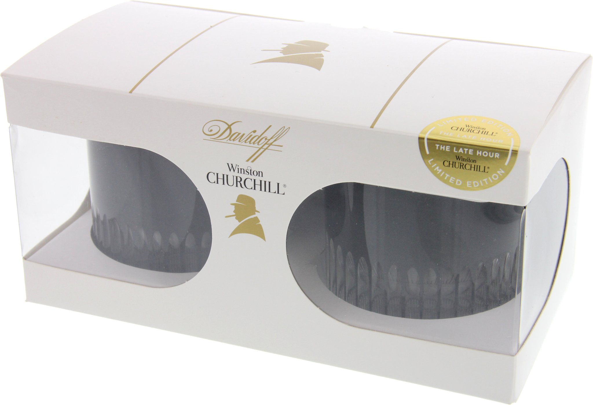 Winston Churchill Cigar Whiskey Glas Box