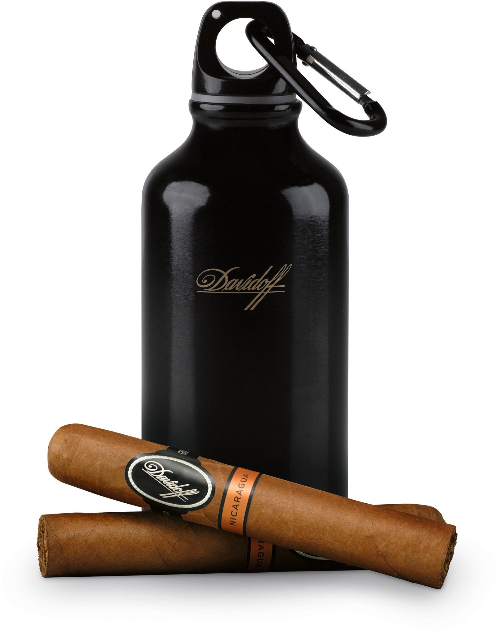 Davidoff Merchandise Trinkflasche schwarz
