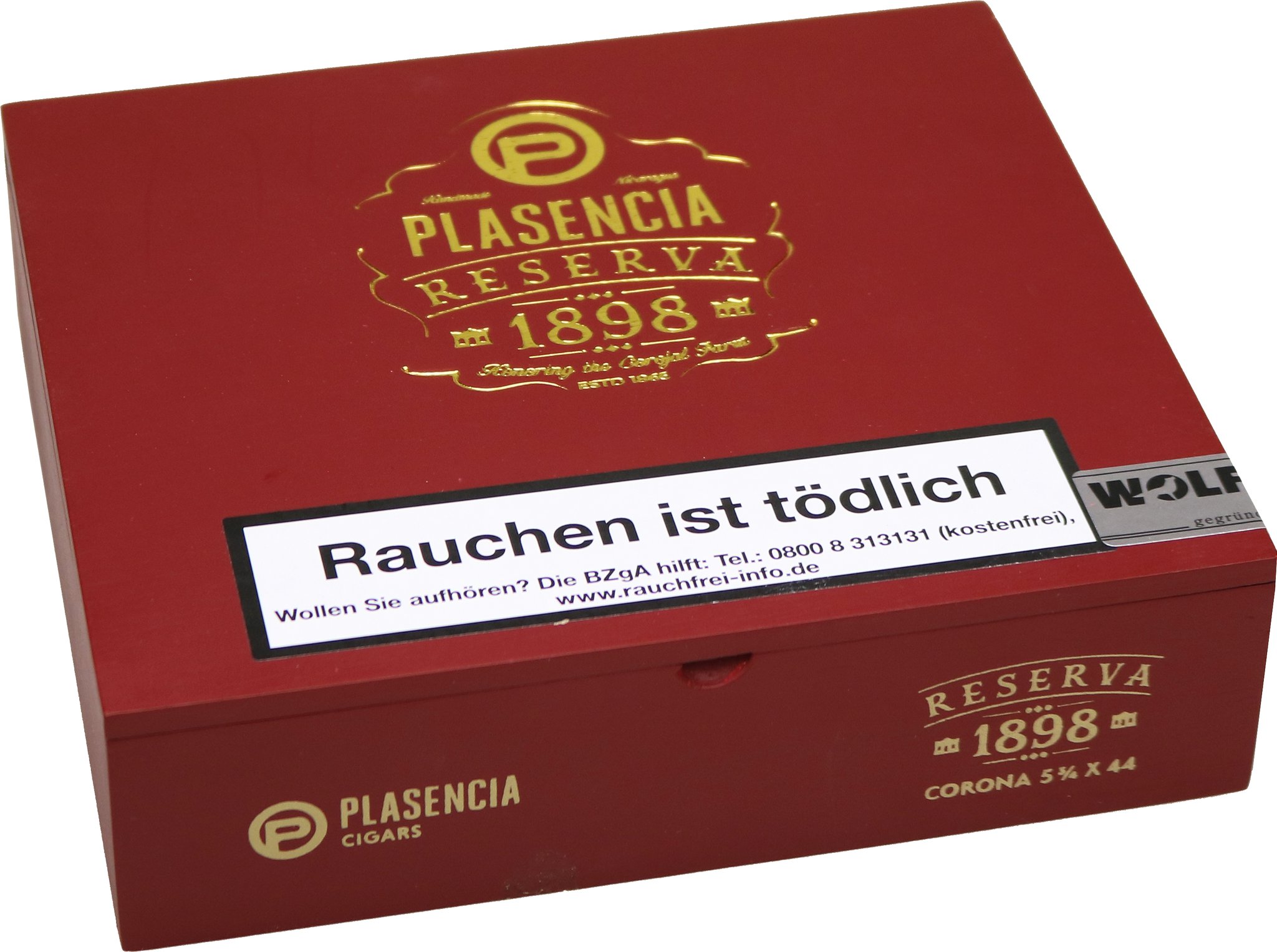 Plasencia Reserva 1898 Corona Kiste