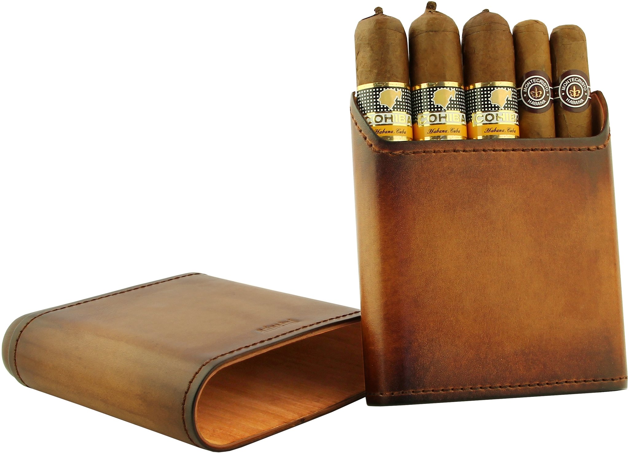 Vintage Braun für 3-5 Zigarren offen