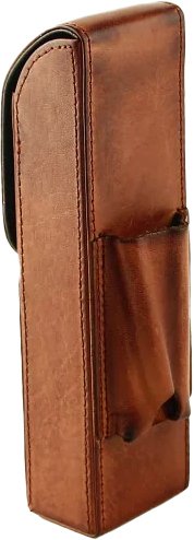 Leder braun 2 Zigarren Rückseite